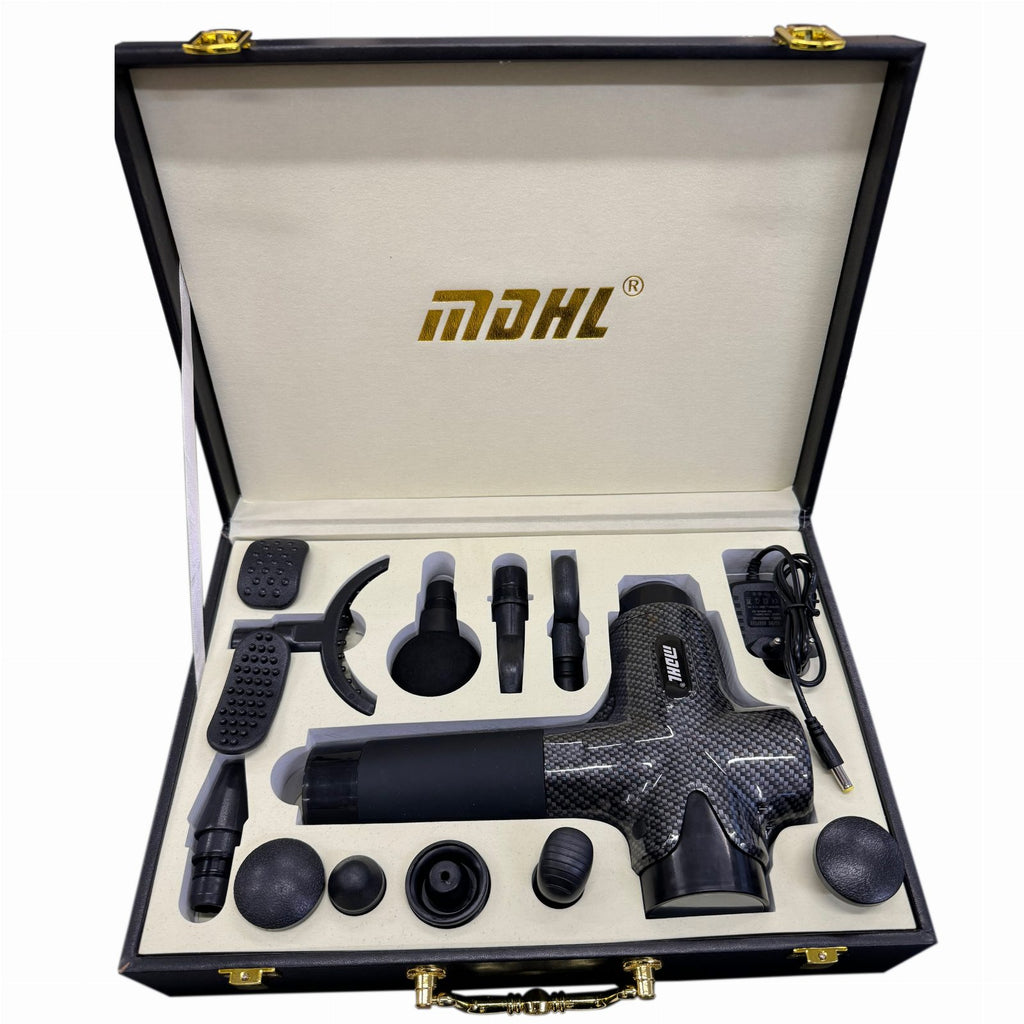 Massage Gun with 12 Interchangeable Heads