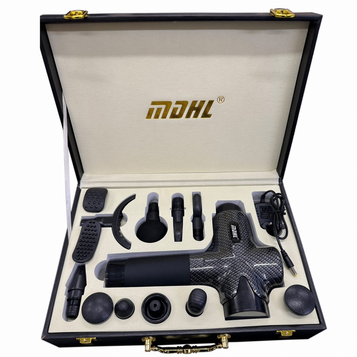 Massage Gun with 12 Interchangeable Heads