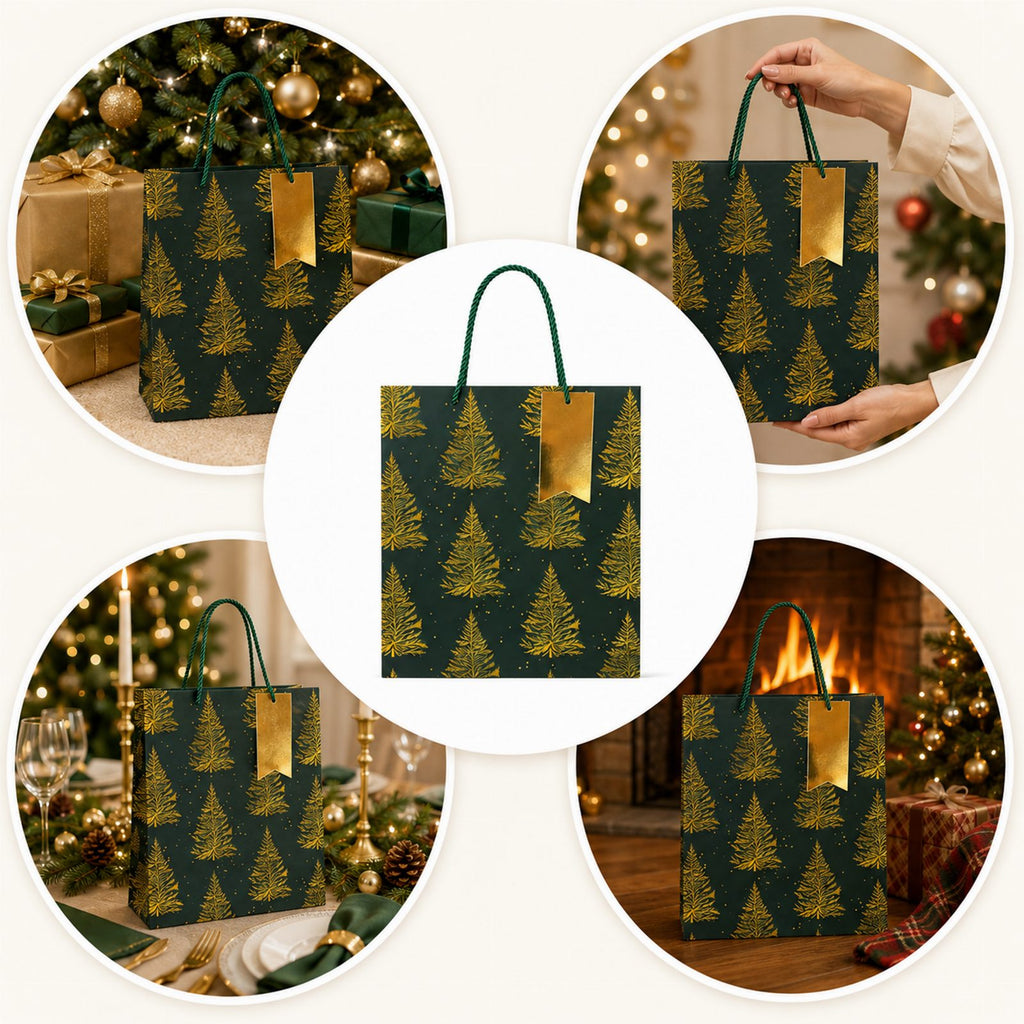 Christmas Gift Bags for Santa Presents under the Tree