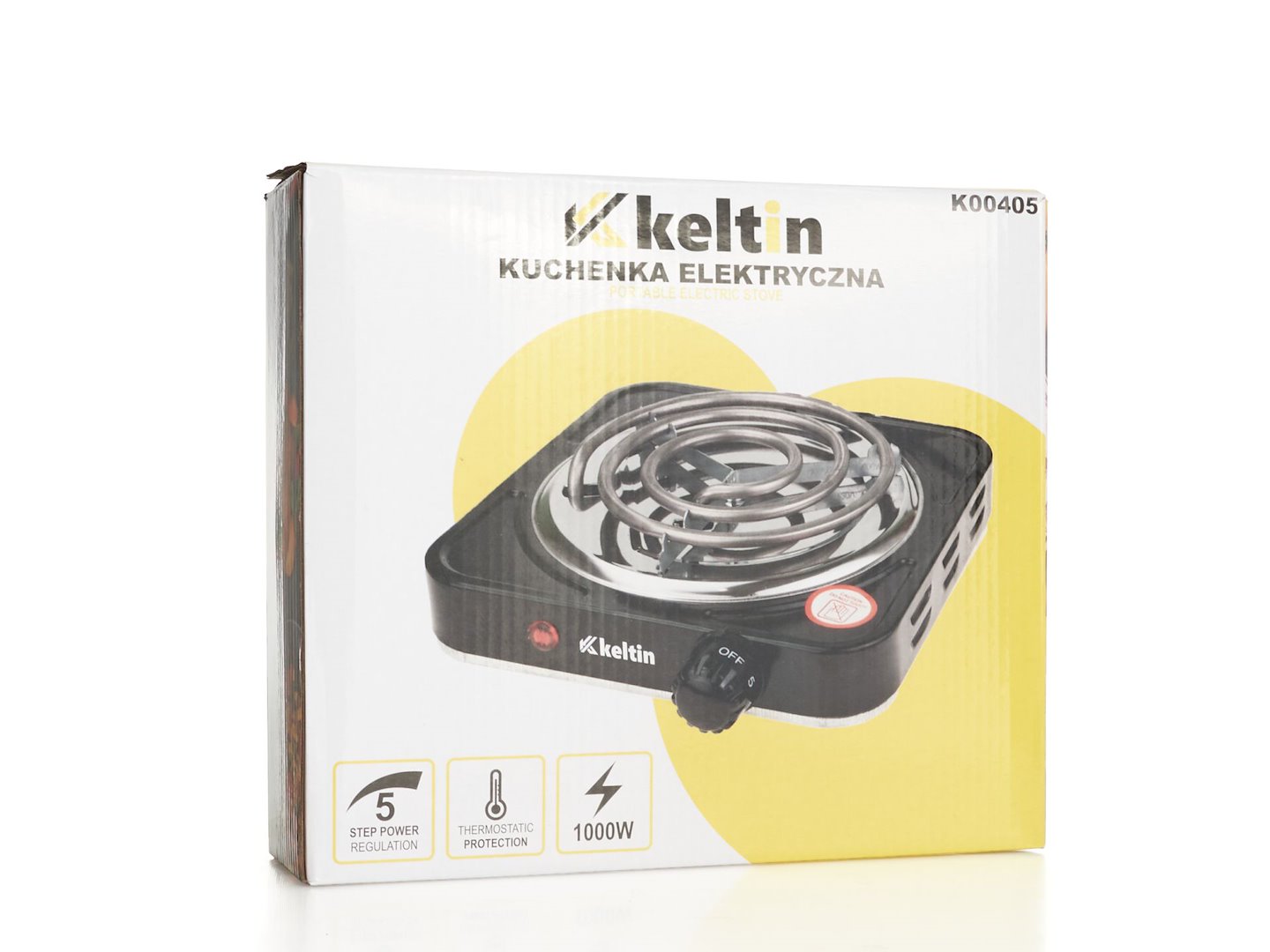 Portable Electric Single-Burner Stove 1000W