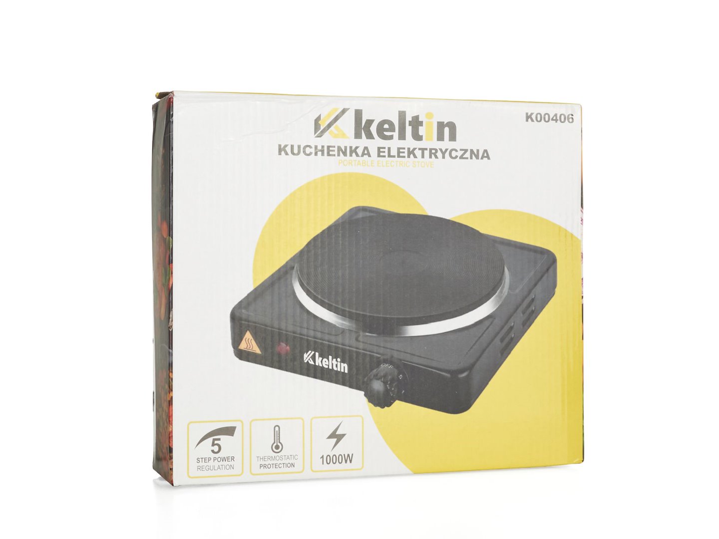 Portable Electric Single-Burner Hot Plate Stove 1000W