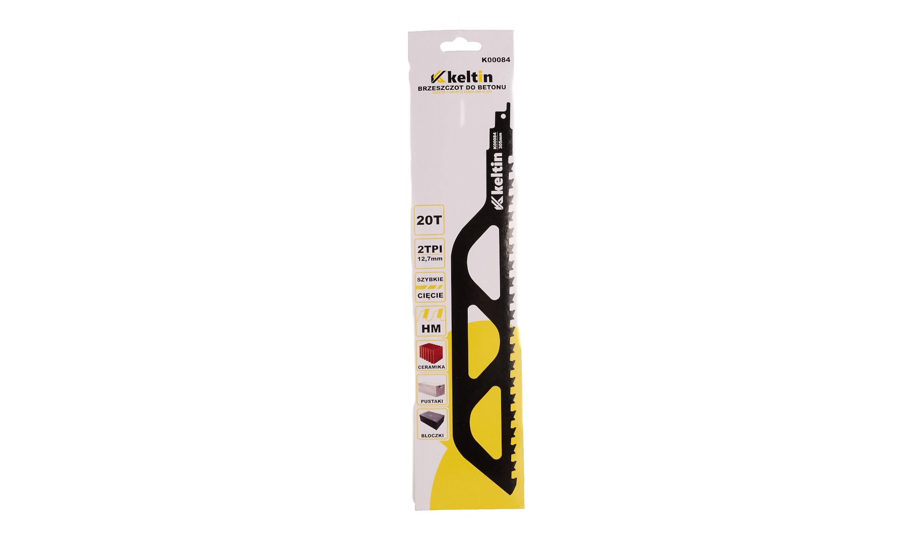 Aerated Concrete Saber Saw Blade — 305mm, 20T