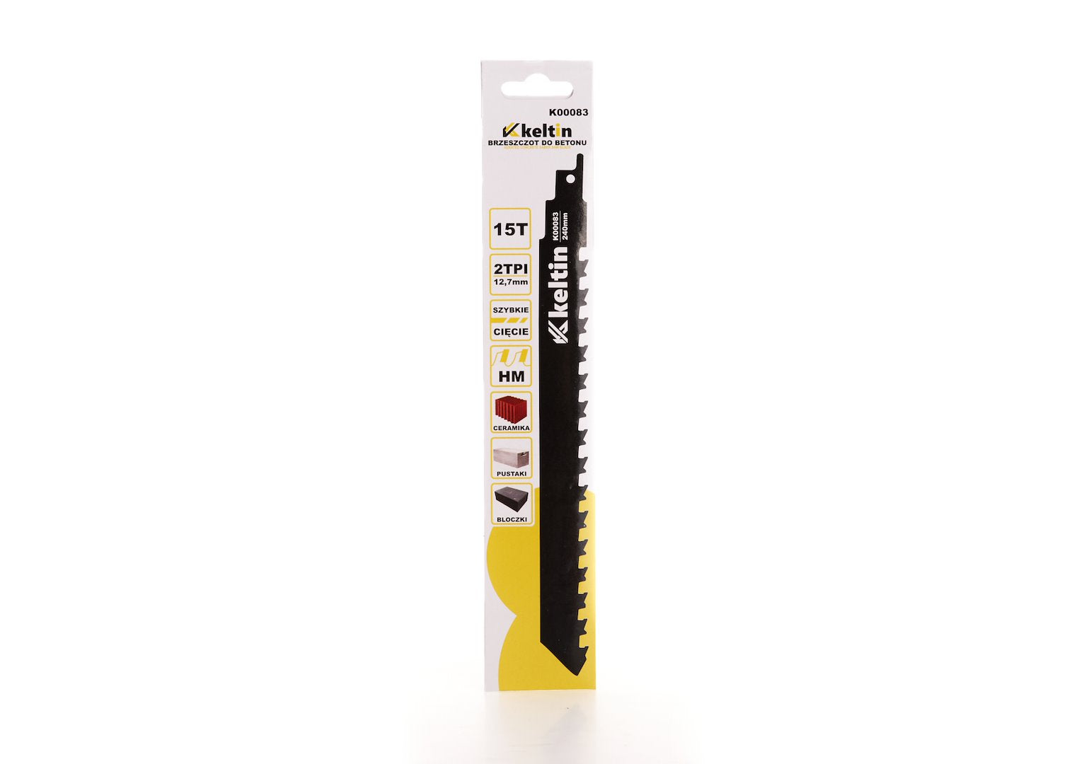 Aerated Concrete Saber Saw Blade 240mm 15T