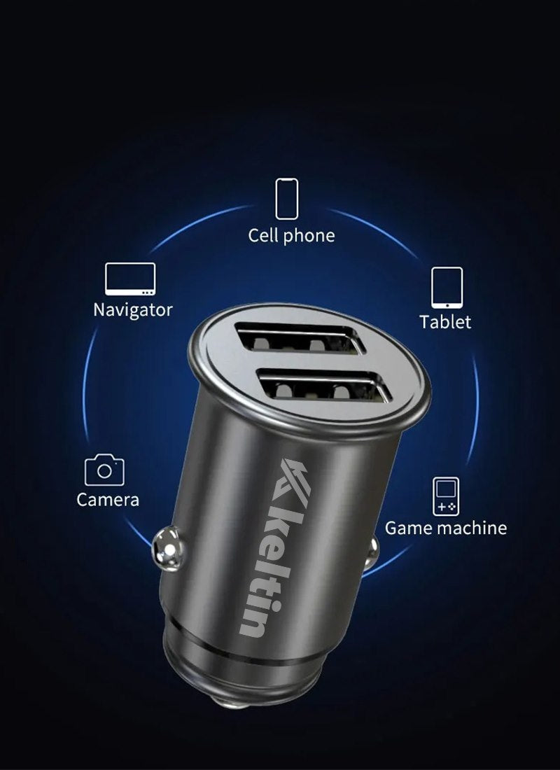 Mini Car Charger 24W 4.8A (Quick Charge)