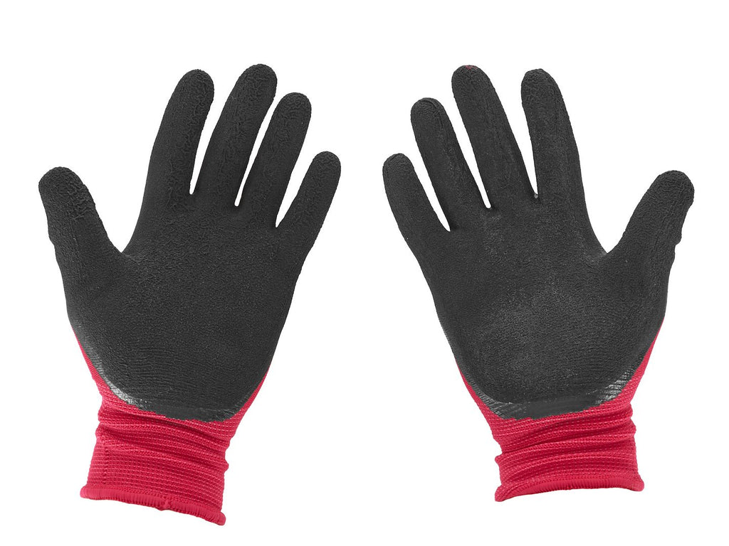 Coated Protective Gloves — Size 7, Pink – Pack of 12