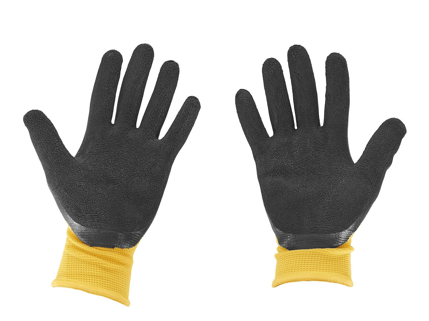 Coated Protective Gloves, Size 8 – Yellow – Pack of 12