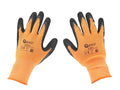 Coated Protective Gloves Size 9 – Orange – Pack of 12
