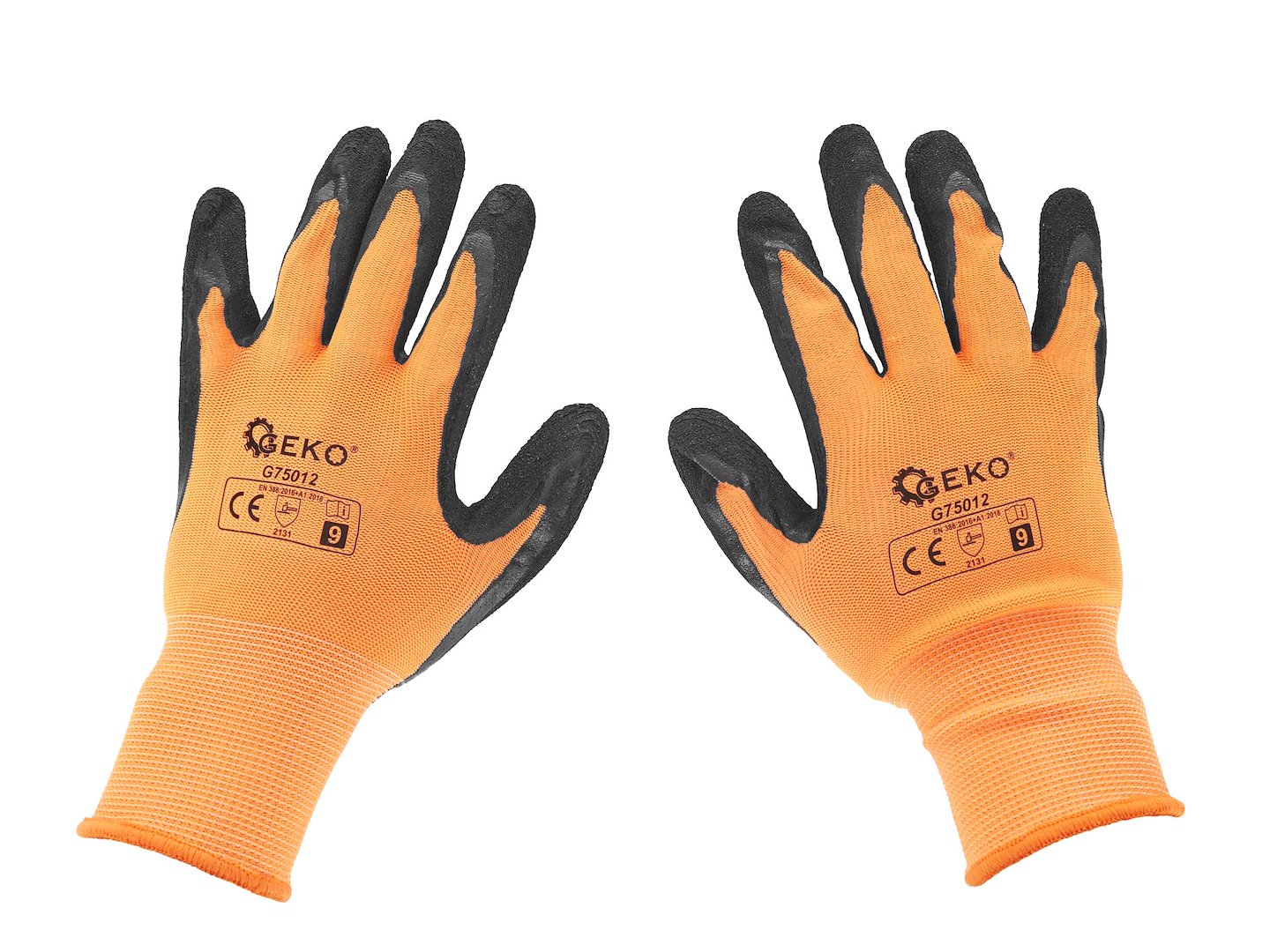 Coated Protective Gloves Size 9 – Orange – Pack of 12
