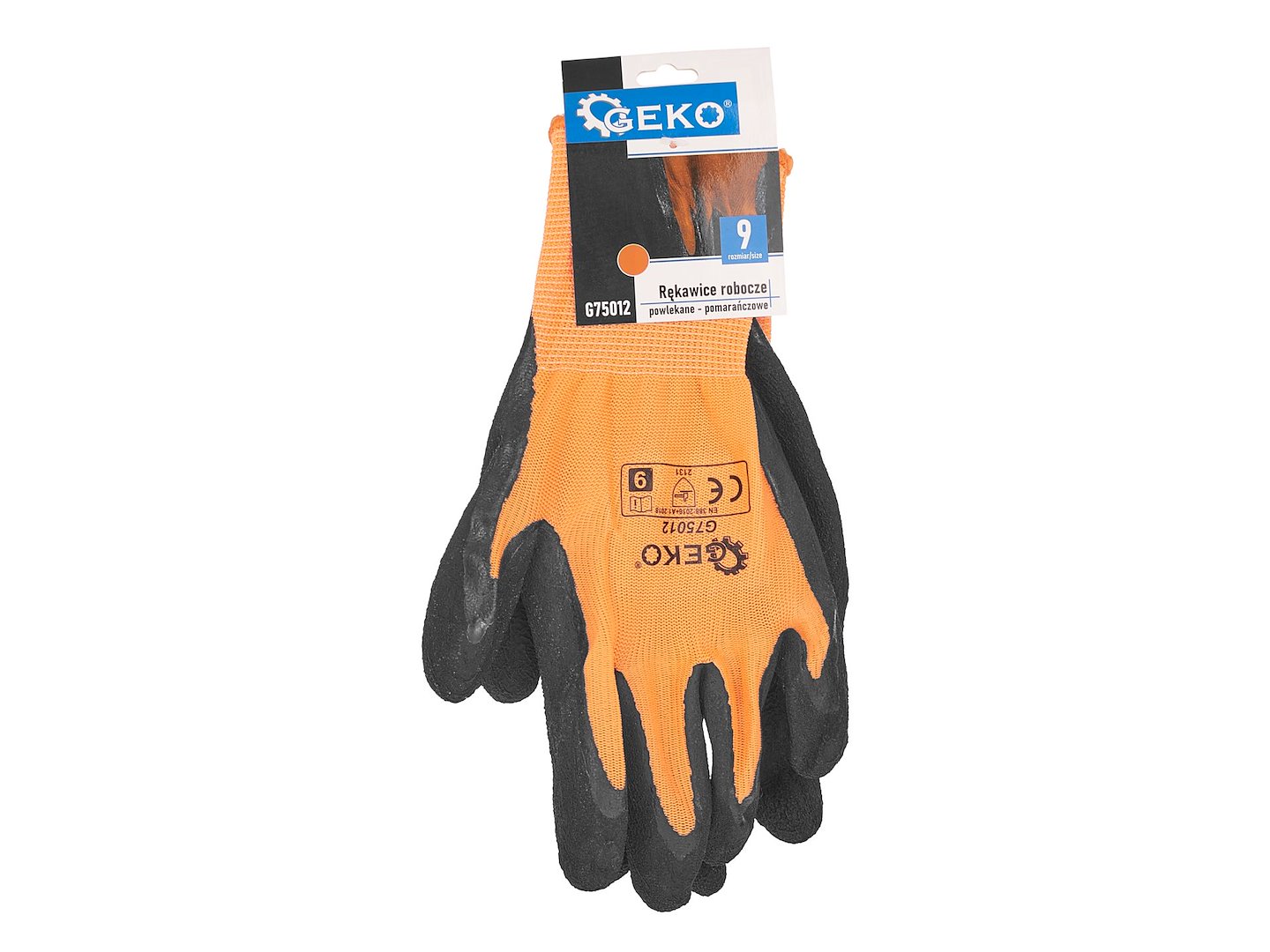 Coated Protective Gloves Size 9 – Orange – Pack of 12