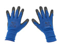 Coated protective gloves, size 12 – dark blue – Pack of 12