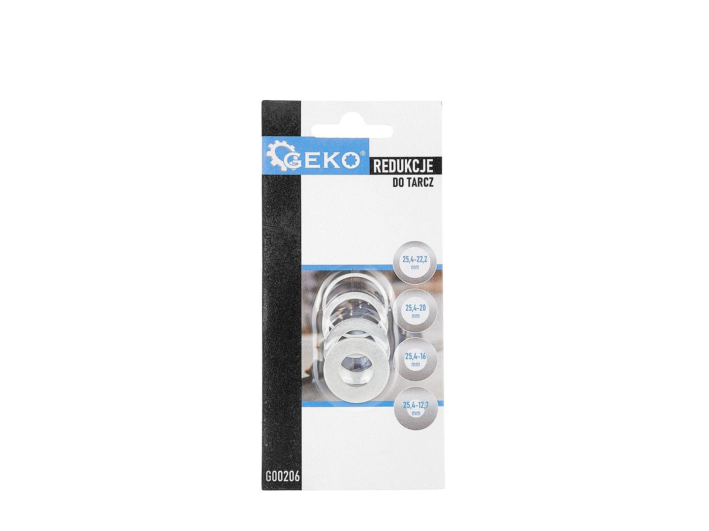Reduction ring set, 4 pcs (25.4-22.2; 25.4-20; 25.4-16; 25.4-12.7)
