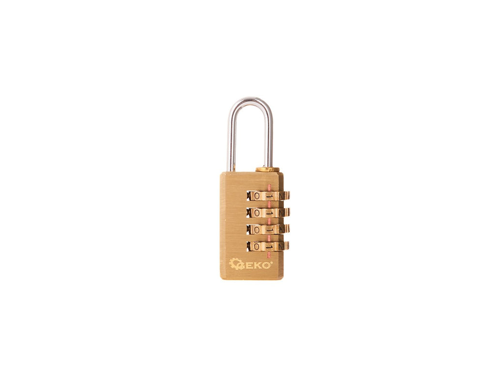 Brass Combination Padlock 21 mm (4 digits)