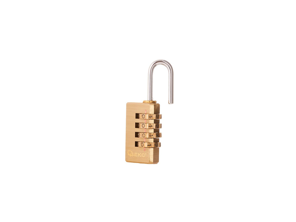 Brass Combination Padlock 21 mm (4 digits)