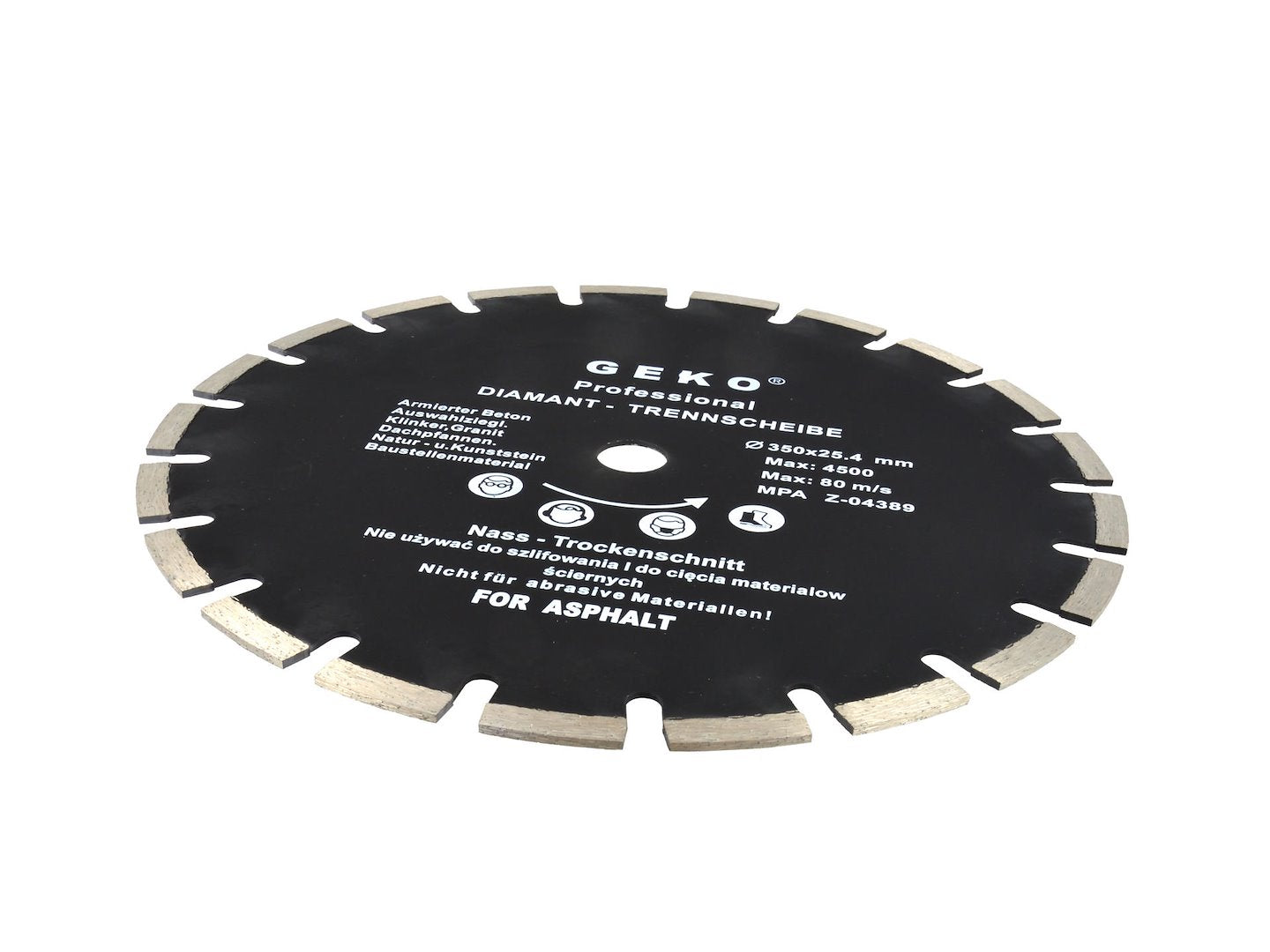 Diamond blade 350 x 25.4 mm