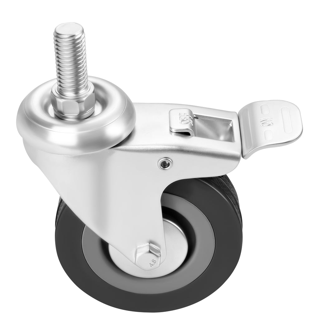 Set of 75mm swivel wheels 200kg 4pcs. KD3625