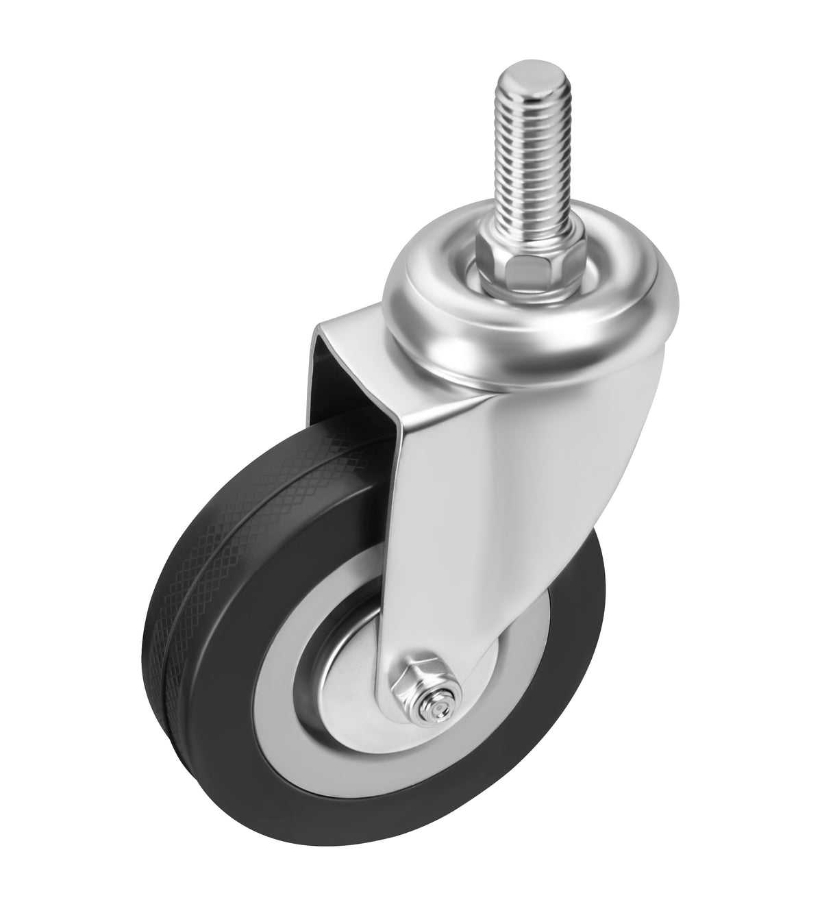 Set of 75mm swivel wheels 200kg 4pcs. KD3625