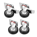 Set of 75mm swivel wheels 250kg 4pcs. KD3627