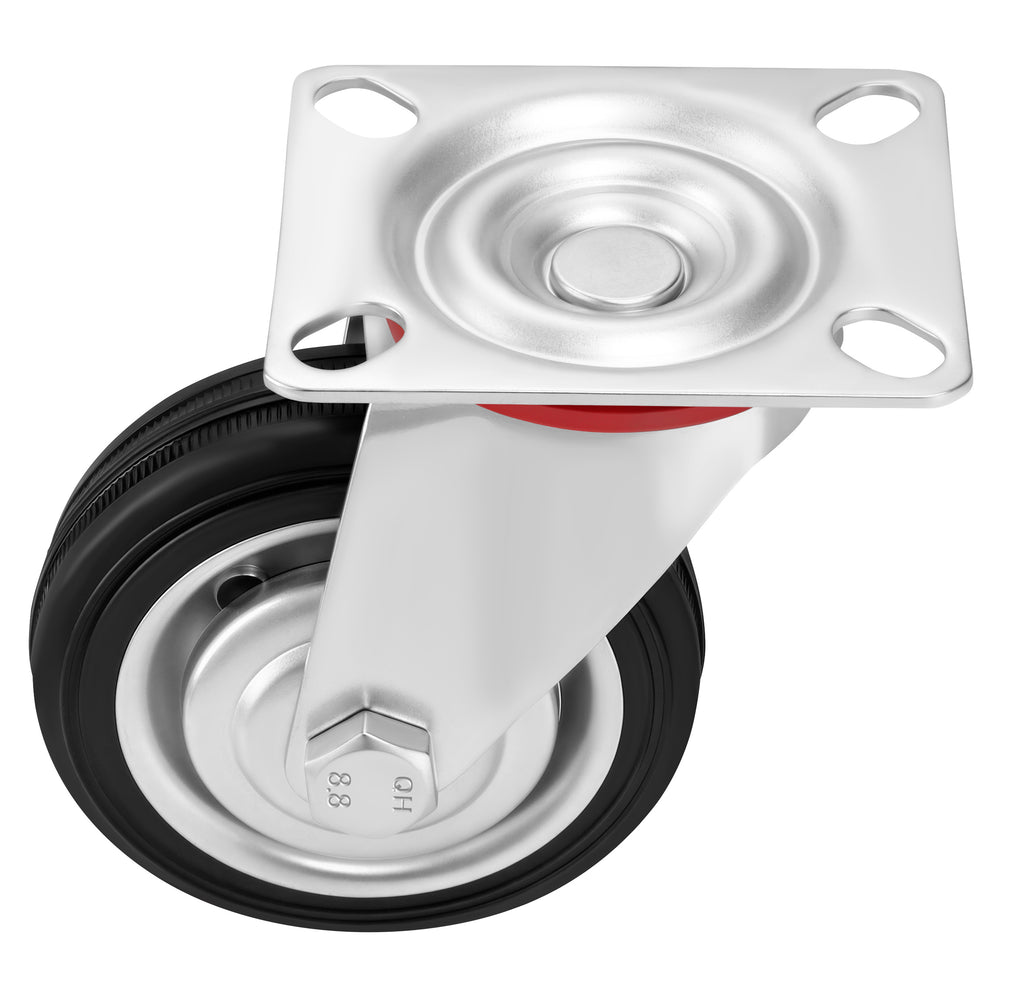 Set of 75mm swivel wheels 250kg 4pcs. KD3627