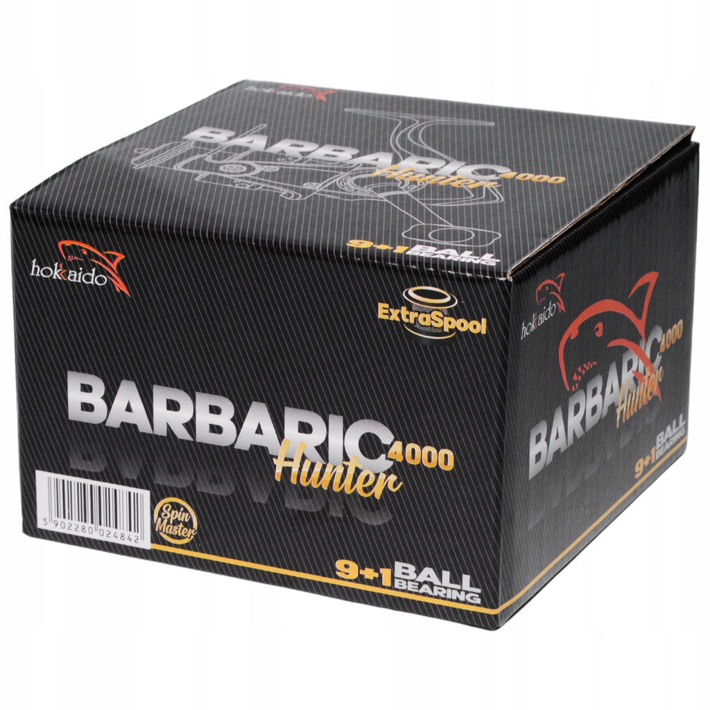Hokkaido Barbaric Hunter 2000 spinningrull 10-laagriga ja varurulliga