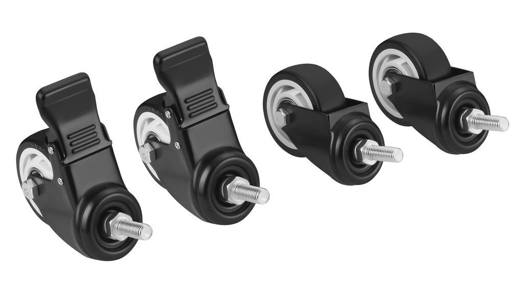 Set of 75mm swivel wheels 460kg 4pcs. KD3640