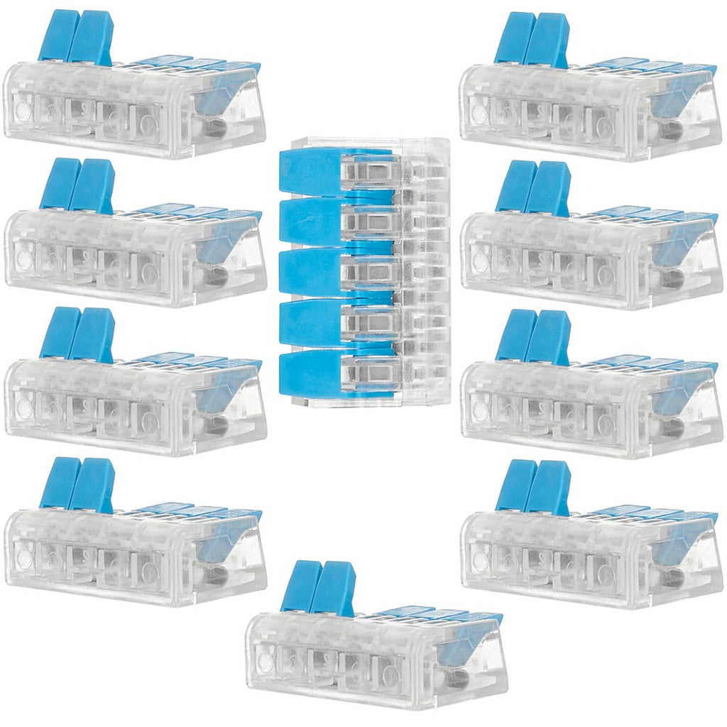 Quick electrical connector 5x0.2-4mm2 – Pack of 10