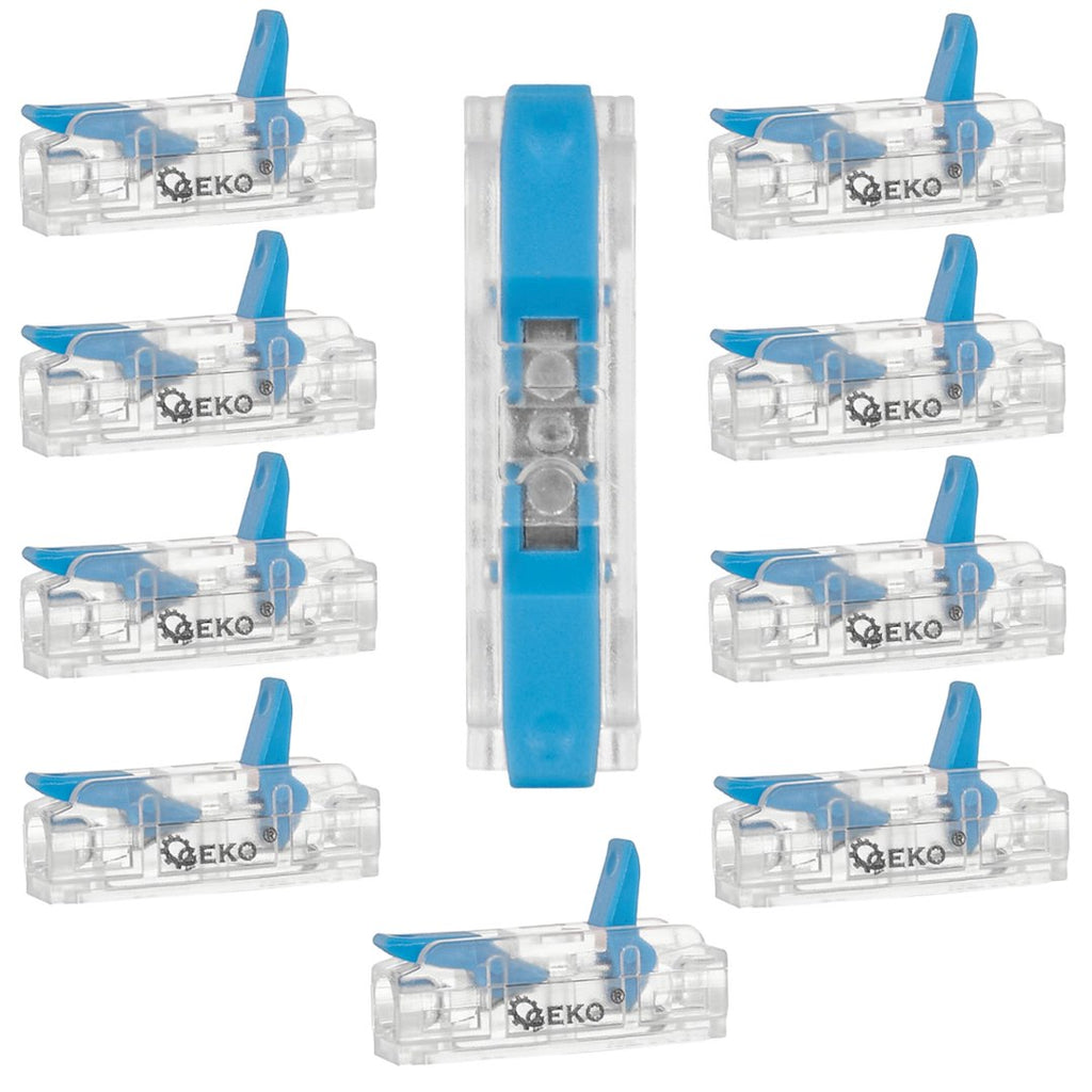 Quick pass-through electrical connector 2x0.2-4mm2 – Pack of 10
