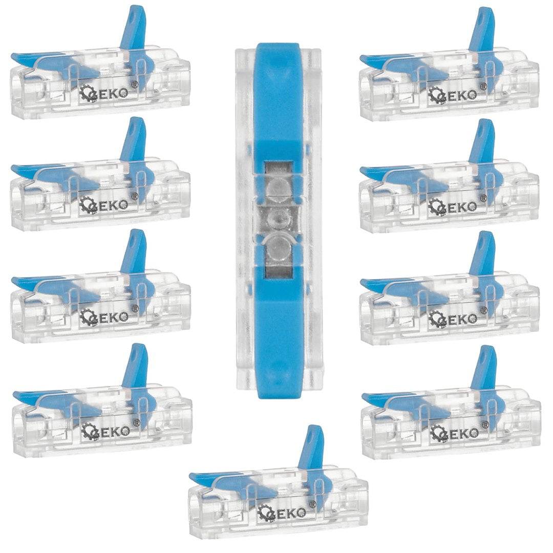 Quick pass-through electrical connector 2x0.2-4mm2 – Pack of 10