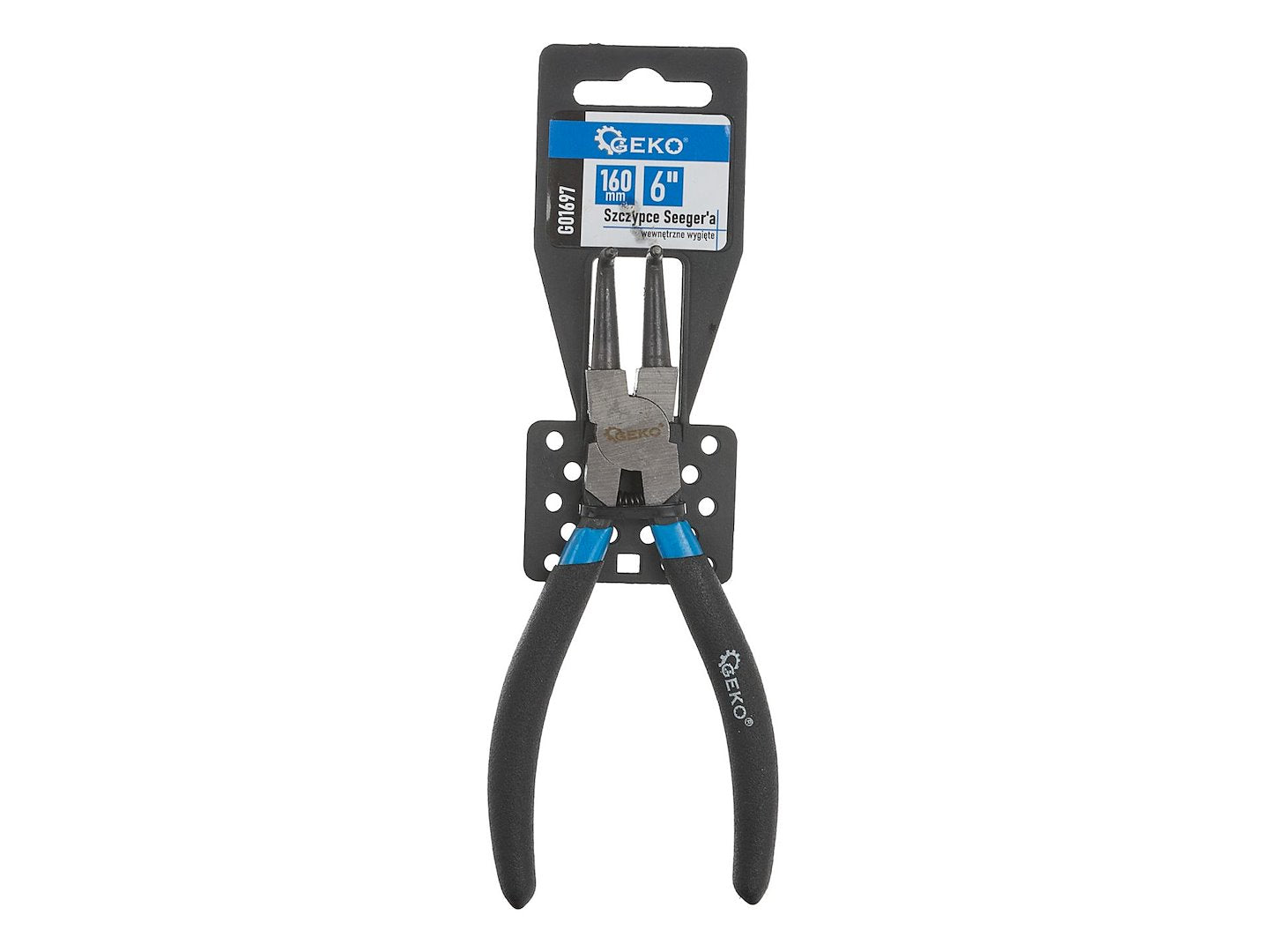 Bent internal circlip pliers 160mm / 6"