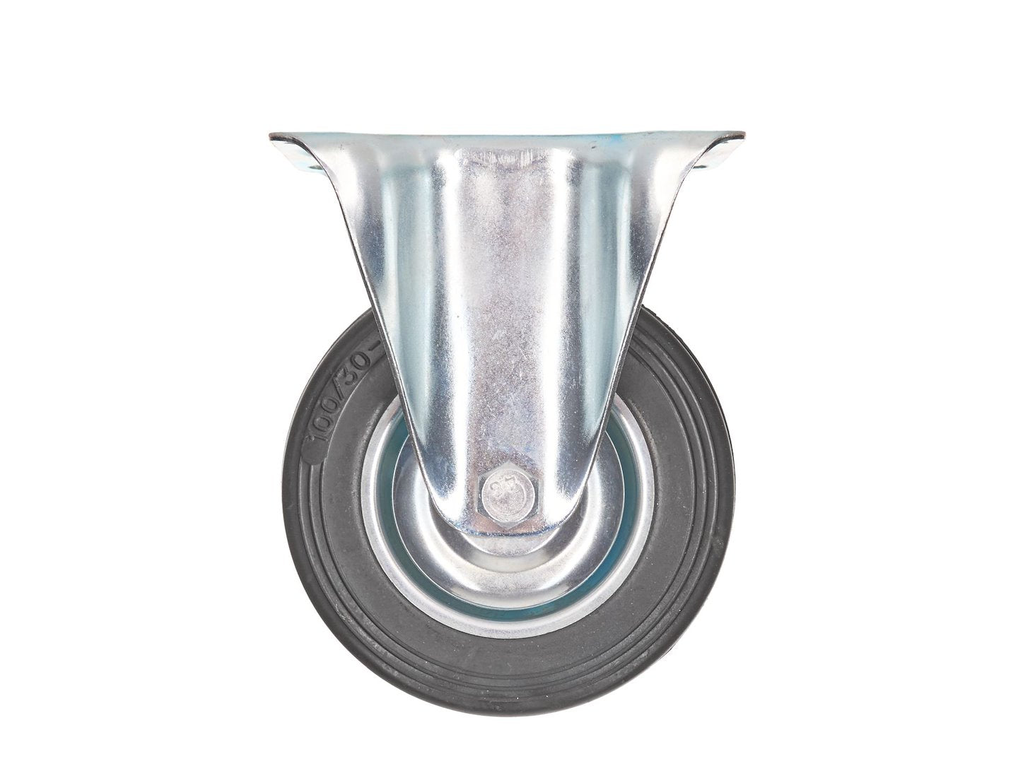 Fixed castor wheel 100 mm 70 kg