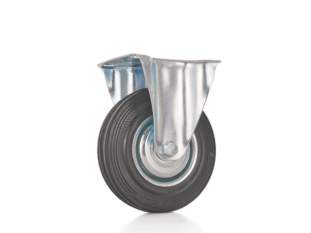 Fixed castor wheel 125 mm 100 kg