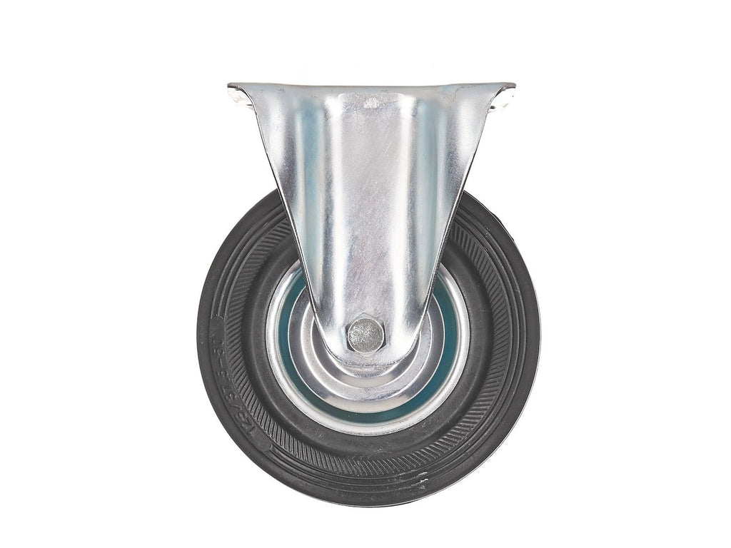 Fixed castor wheel 125 mm 100 kg