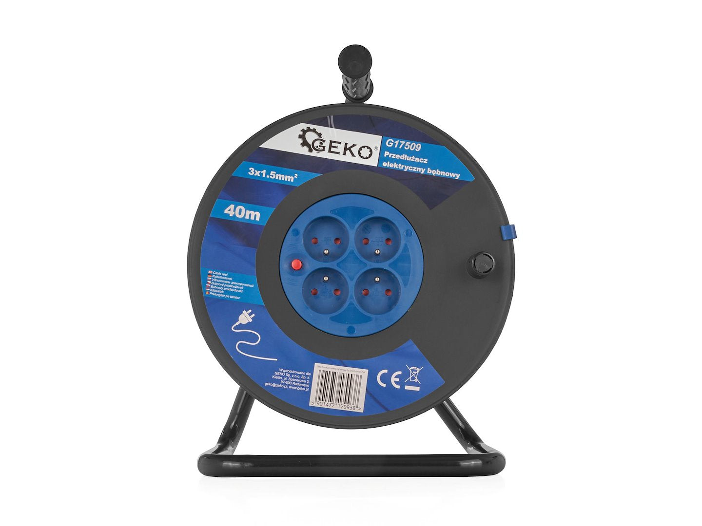 Electric cord on reel 3x1.5mm2, 40m