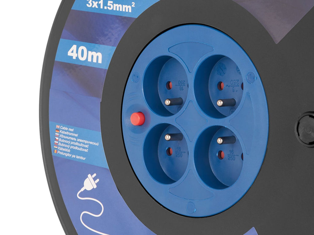 Electric cord on reel 3x1.5mm2, 40m