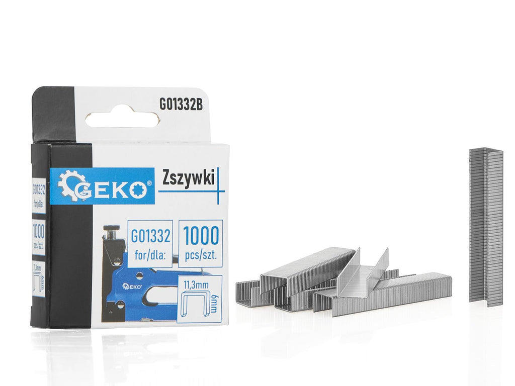 Staples 1.2 x 11.3 mm, 6 mm, 1000 pcs