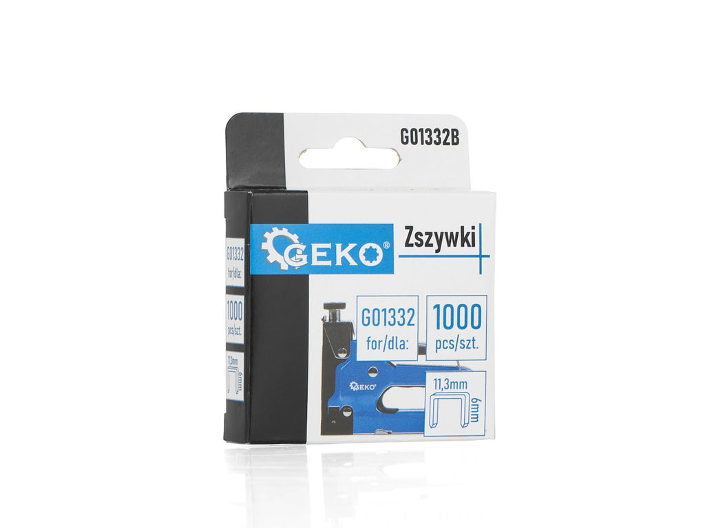 Staples 1.2 x 11.3 mm, 6 mm, 1000 pcs