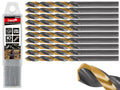HSS 4.10mm black & gold metal twist drill bit – Pack of 10