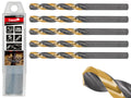 HSS 9.00 mm Black & Gold Metal Twist Drill Bit – Pack of 5