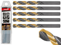 HSS 10.20 mm Black & Gold Metal Twist Drill Bit – Pack of 5