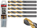 HSS 11.50 mm black & gold metal twist drill bit – Pack of 5