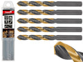 HSS 13.00mm Black & Gold metal twist drill bit – Pack of 5