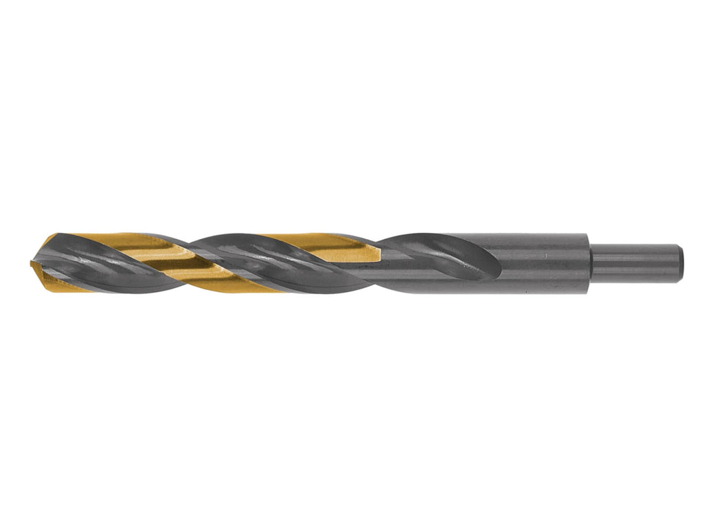 Rolled HSS 18.00 mm black and gold metal twist drill bit