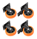Set of 100mm swivel wheels 500kg 4pcs. KD3623