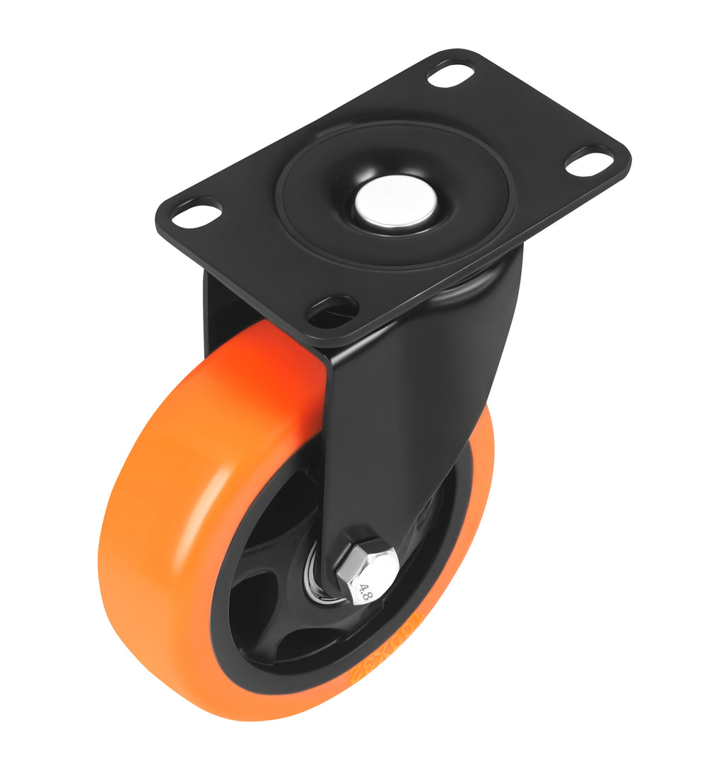 Set of 100mm swivel wheels 500kg 4pcs. KD3623