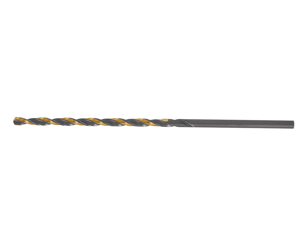 Long HSS M2 4.0 mm black & gold metal twist drill bit
