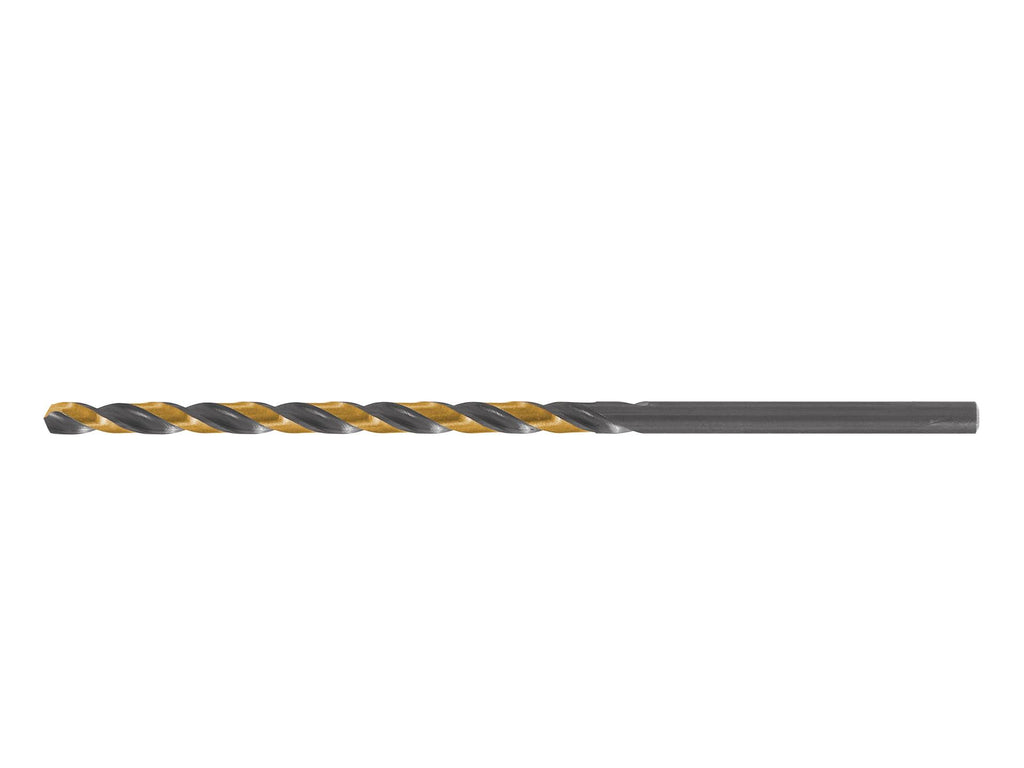 Long HSS M2 6.0 mm Black & Gold Metal Twist Drill Bit