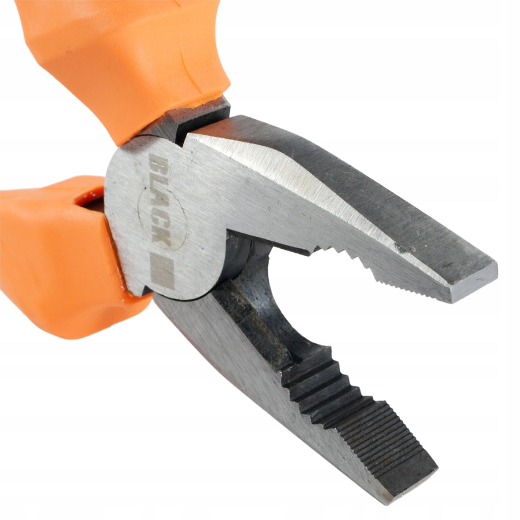 200 mm Straight Insulated Pliers, Black