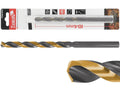 Long HSS M2 10.0 mm black & gold metal twist drill bit