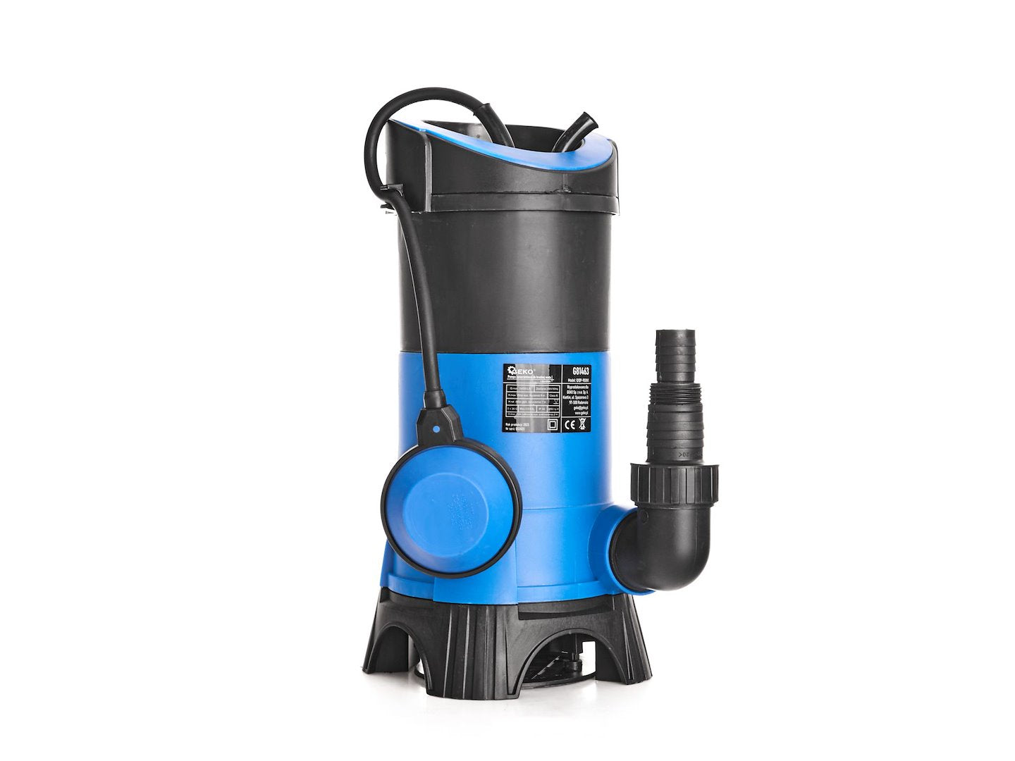 Submersible pump for dirty water, 900W (float switch)