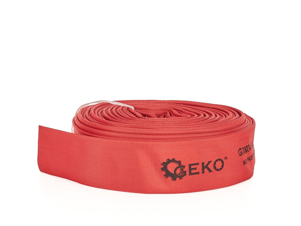 Red fire hose 2" 30 m without couplings