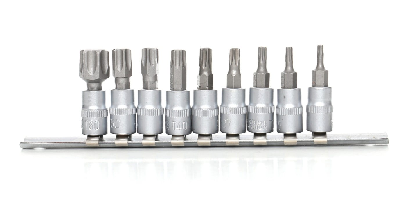 1/4" padrunvõtmete komplekt 9 tk KD10241